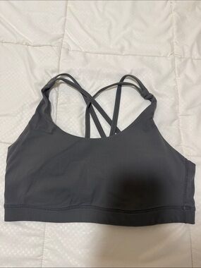 Amazon Strappy Sports Bralette - Charcoal